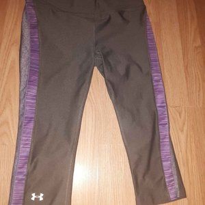 Under Armour Women's Gray Activewear Capri Pants